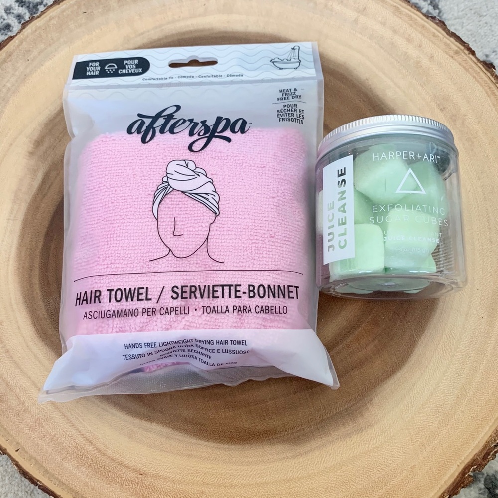 Harper + Art Sugar Cube & Hair Towel Bundle